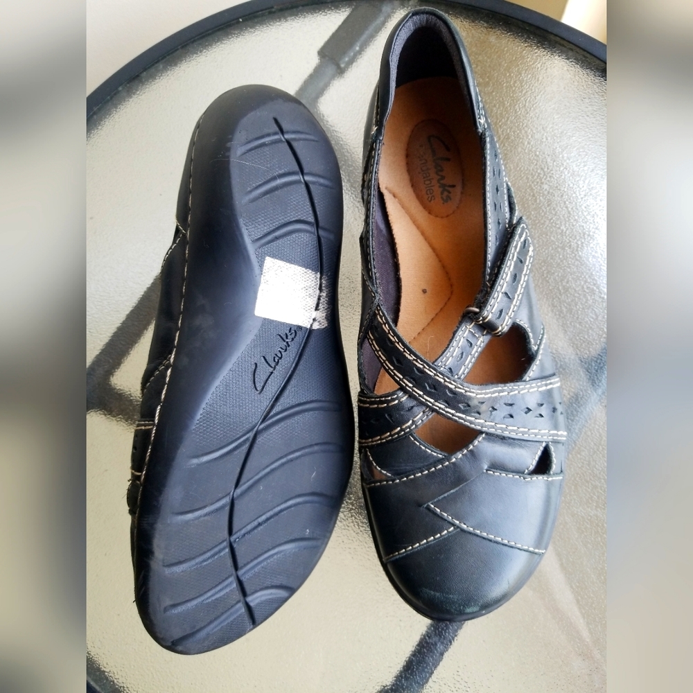 Clarks Causual Slide On Shoes